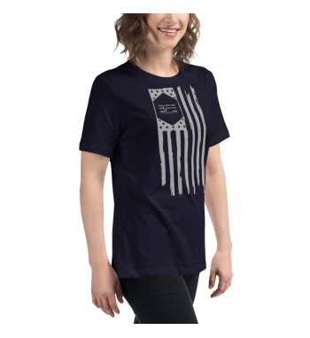 Women's Gray Flag Shirt